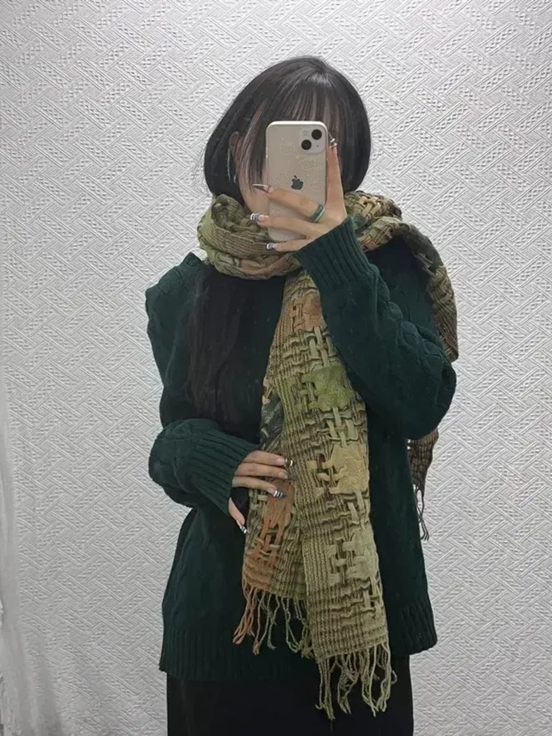 레노마 히피 보헤미안 빈티지 목도리 머플러 C07914 상품이미지1