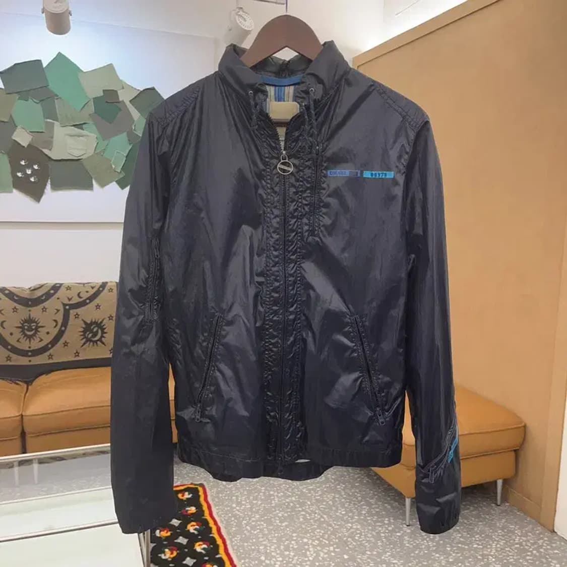 디젤 올드스쿨 빈티지 레이싱 바람막이 자켓 M C07883 상품이미지3