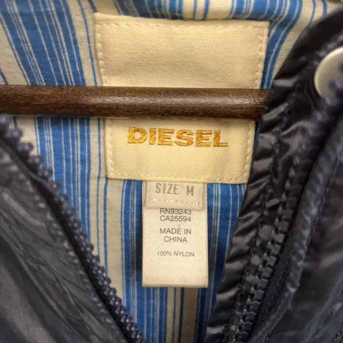 디젤 올드스쿨 빈티지 레이싱 바람막이 자켓 M C07883 상품이미지5