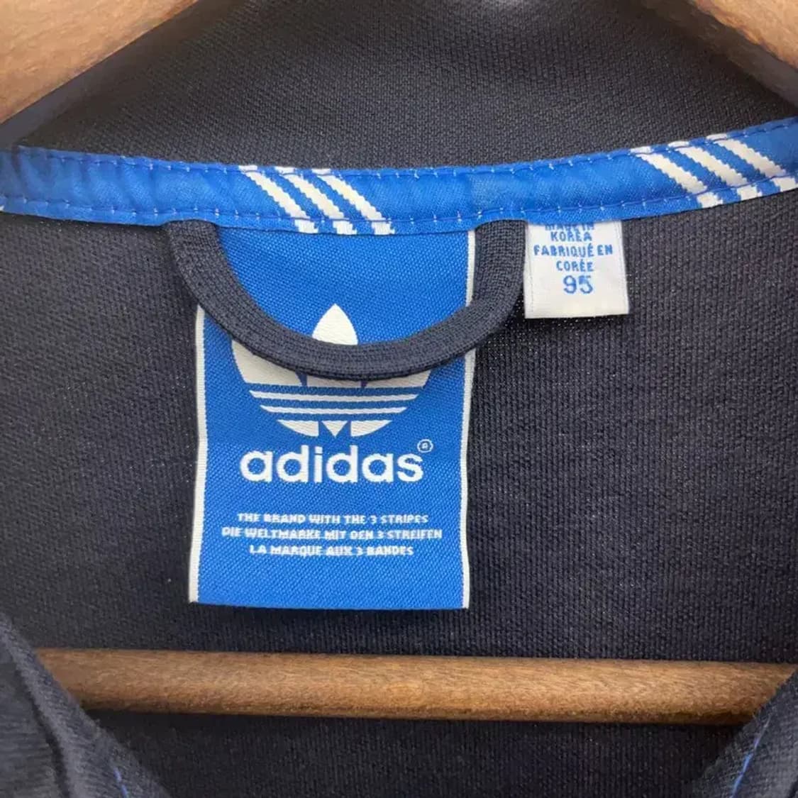 아디다스 올드스쿨 빈티지 슬림핏 유로파 져지 집업 95 C07893 상품이미지5