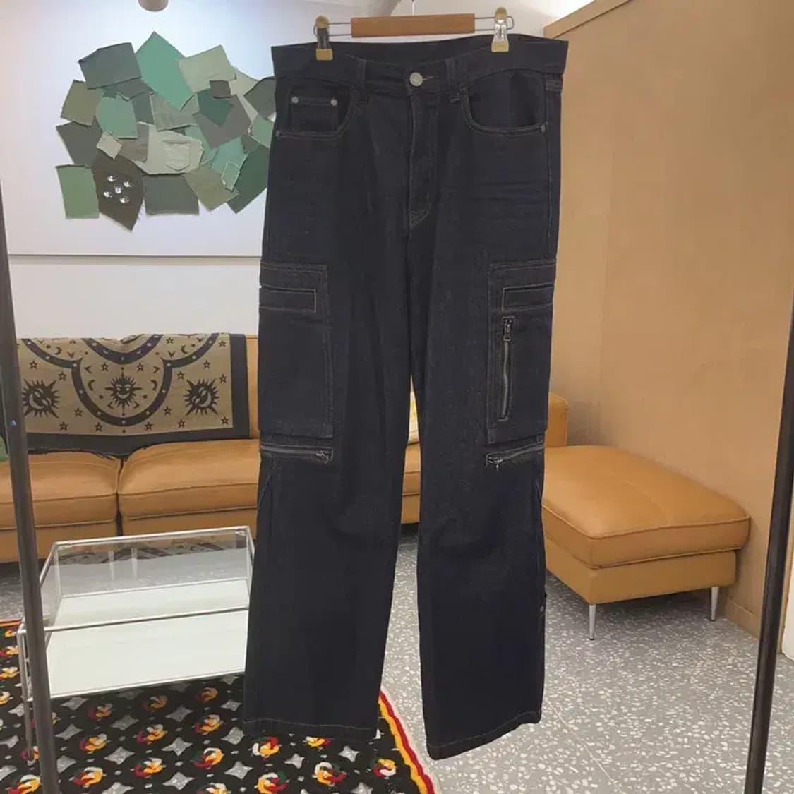 인세인개러지 올드스쿨 스트릿 카고 데님팬츠 S C07912 상품이미지3