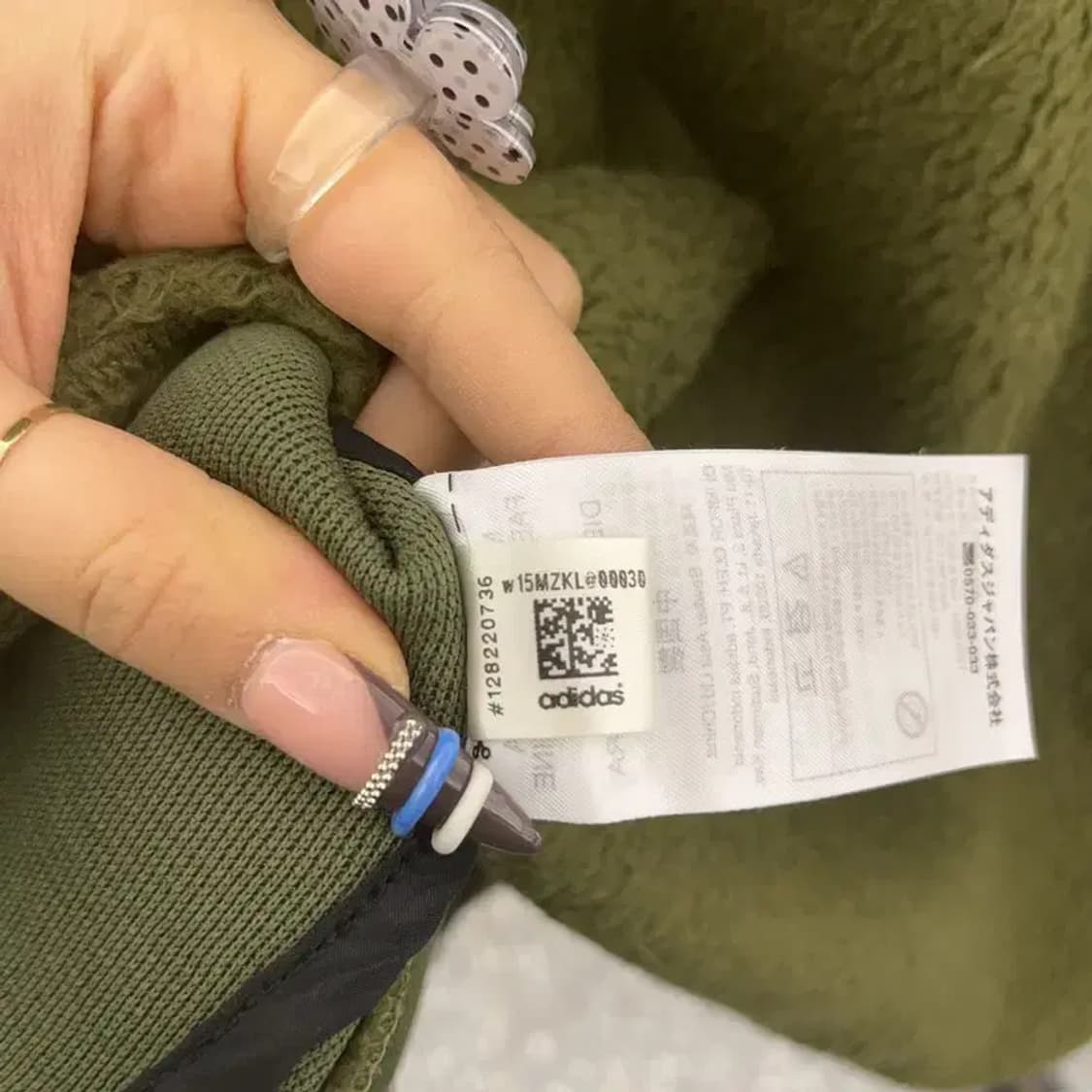 아디다스 올드스쿨 쉐르파 올리브 카키 후리스 S C07890 상품이미지7