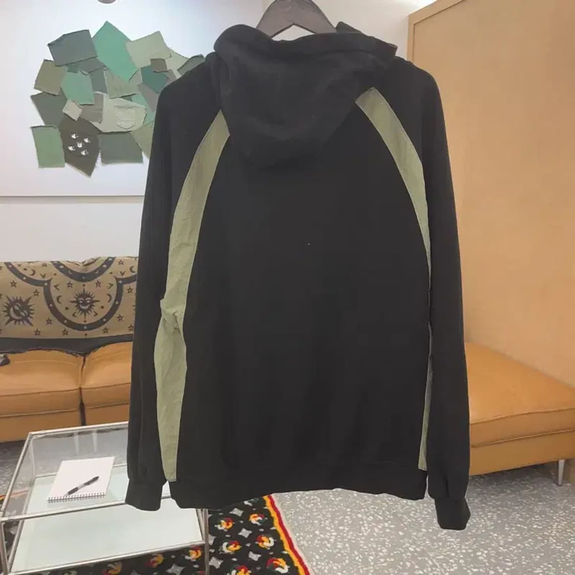 꼼파뇨 올드스쿨 크래킹 스냅 래글런 후드티 XL C07918 상품이미지4