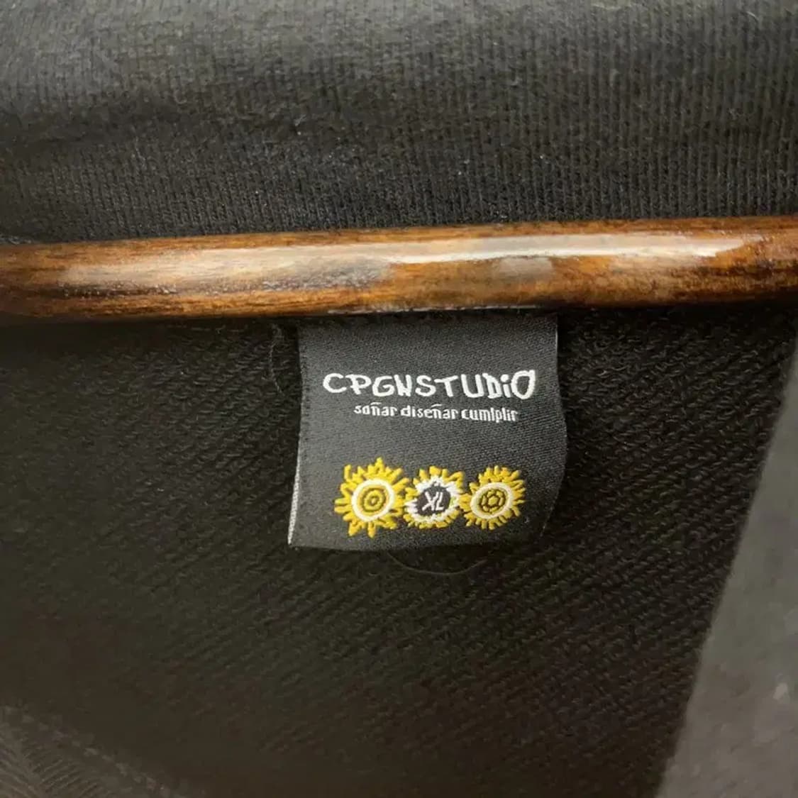 꼼파뇨 올드스쿨 크래킹 스냅 래글런 후드티 XL C07918 상품이미지5