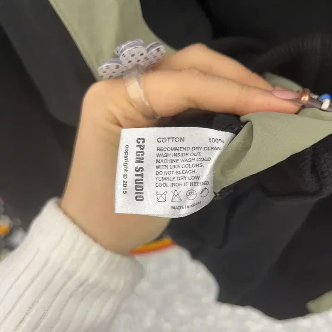 꼼파뇨 올드스쿨 크래킹 스냅 래글런 후드티 XL C07918 상품이미지6