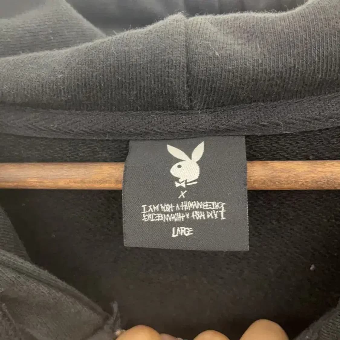 아임낫어휴먼비잉X플레이보이 올드스쿨 키치 후드집업 L C07921 상품이미지5