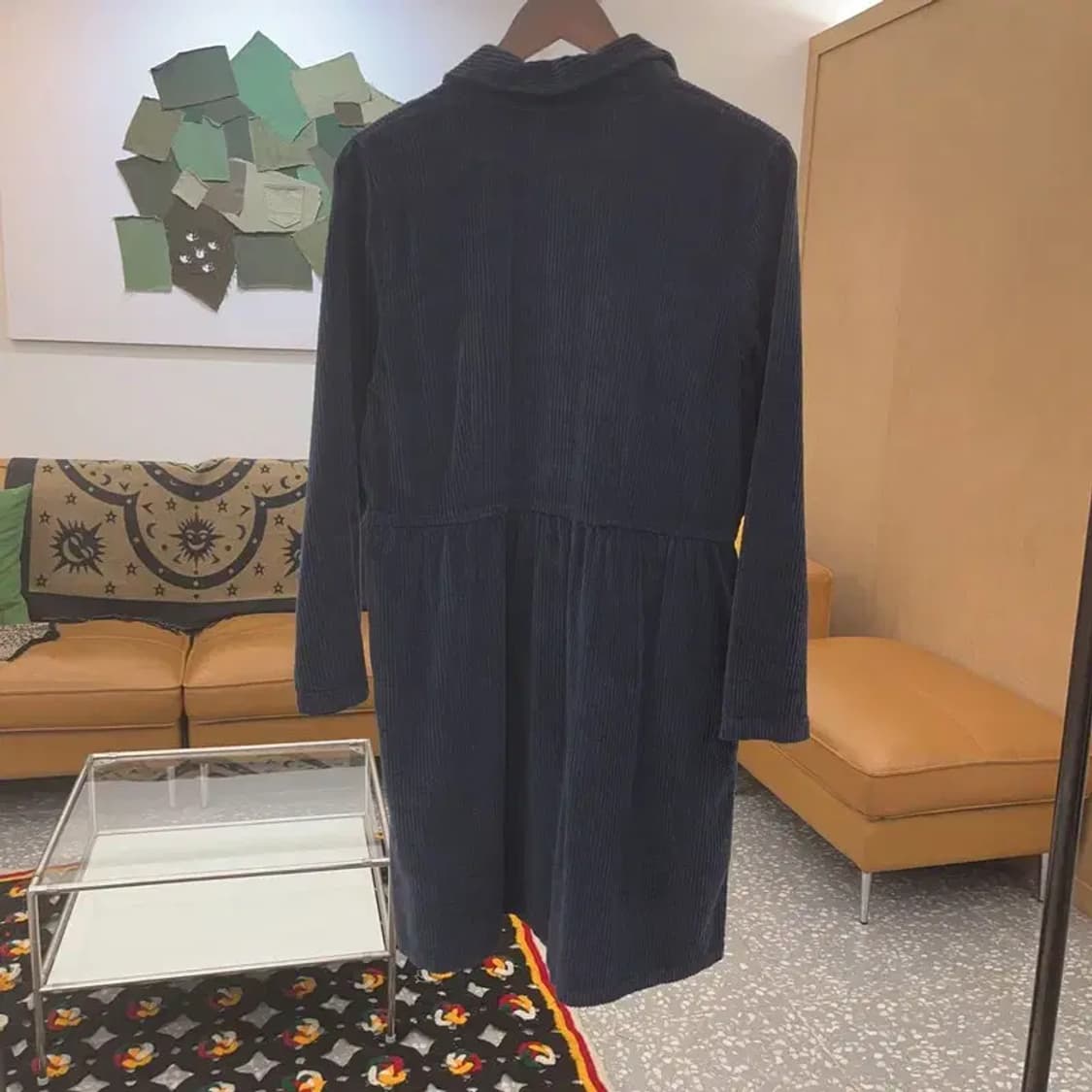 엘엘빈 모리걸 폭닥 코듀로이 골덴 미디 원피스 95 C07924 상품이미지4