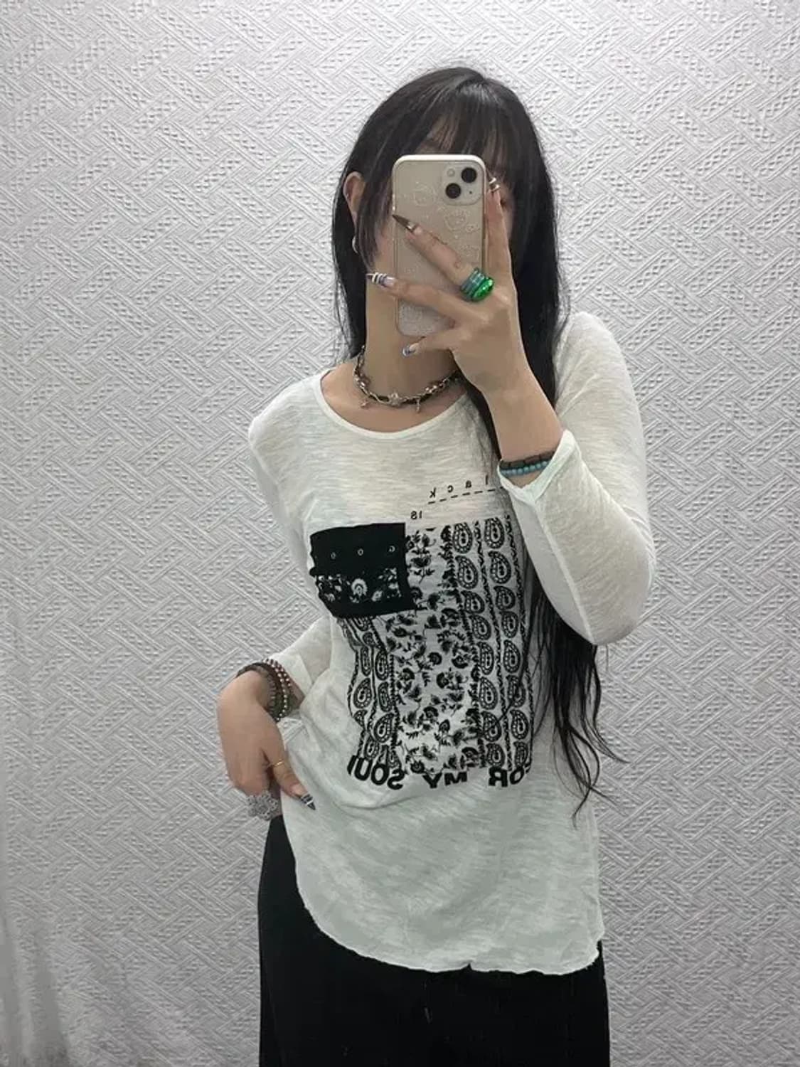 스트라디바리우스 스트릿 히피 모리걸 롱슬리브 85 C07929 상품이미지1