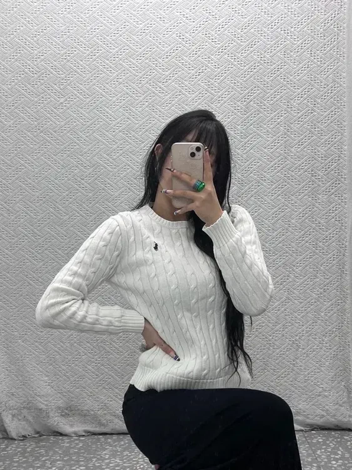 폴로 랄프로렌 모던 캐주얼 꽈배기 케이블 니트 M C07931 상품이미지2