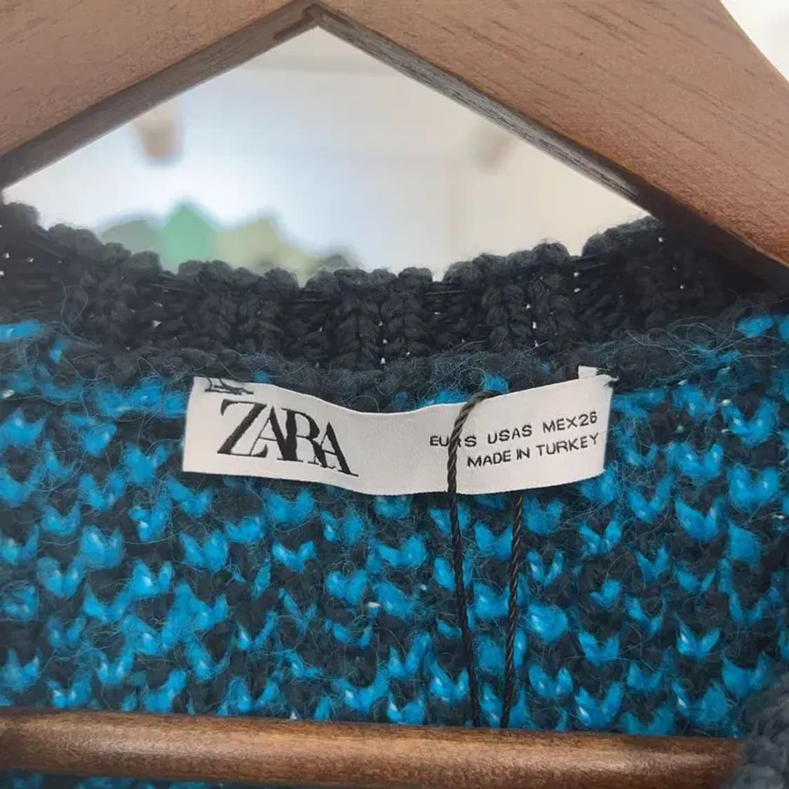 자라 올드스쿨 유니크 키치 하운드 체크 니트 조끼 S C07932 상품이미지5