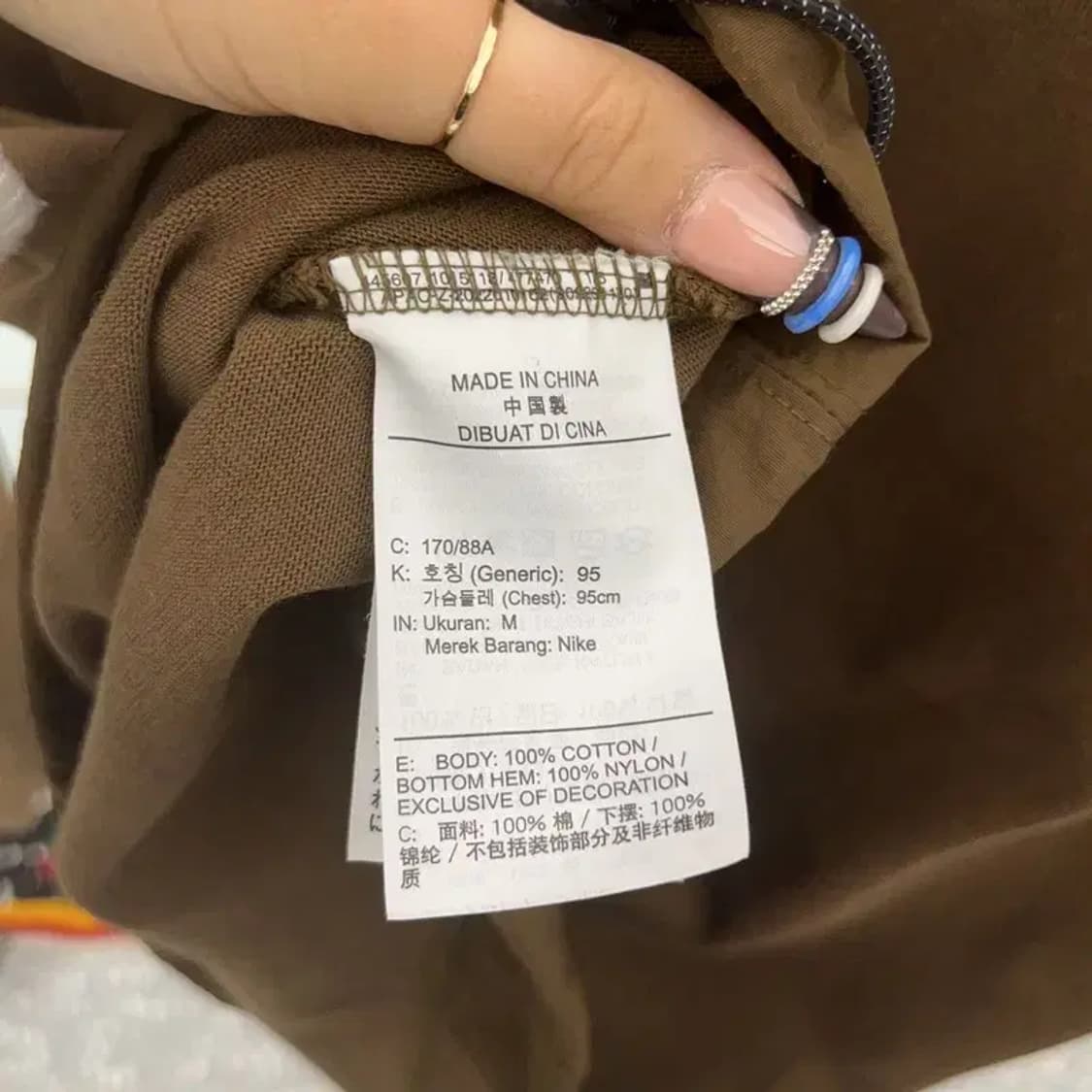 나이키 조던 23 엔지니어드 빈티지 브라운 맨투맨 M C07939 상품이미지6