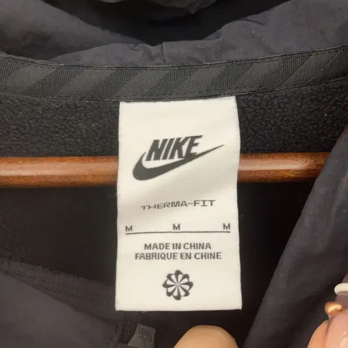 나이키 올드스쿨 캐주얼 빈티지 후리스 후드티 M C07928 상품이미지5