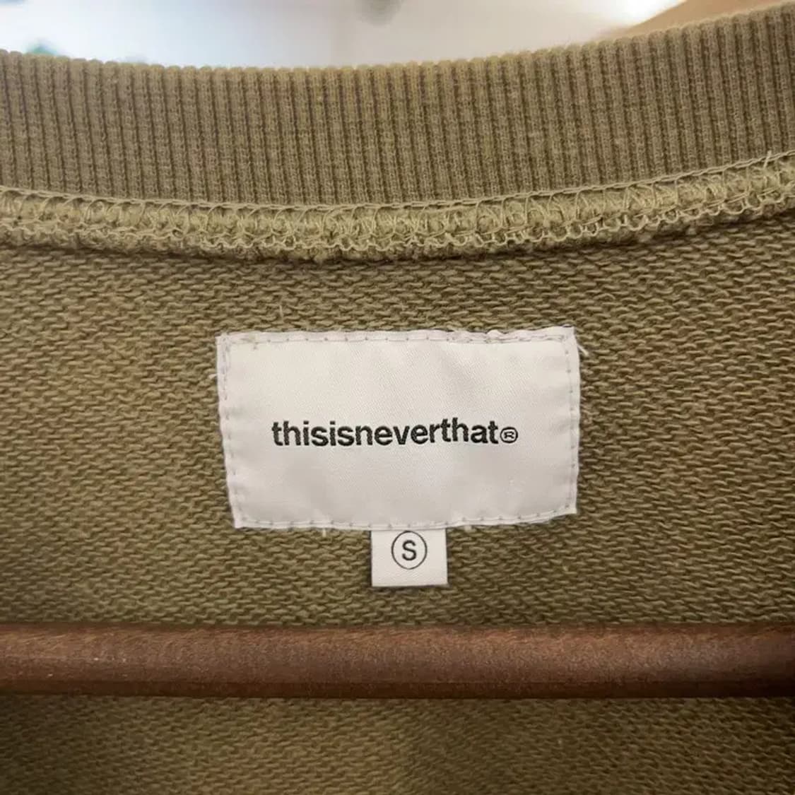 디스이즈네버댓 올드스쿨 유니크 로고 맨투맨 S C07942 상품이미지5