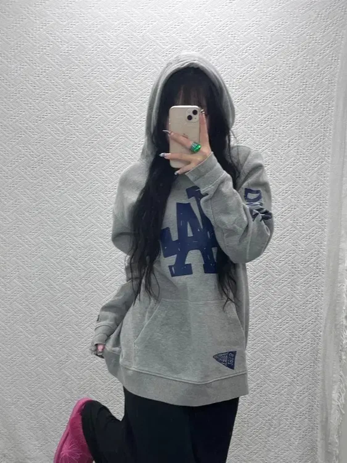 뉴에라 LA다저스 올드스쿨 빅로고 후드티 XL C07943 상품이미지1