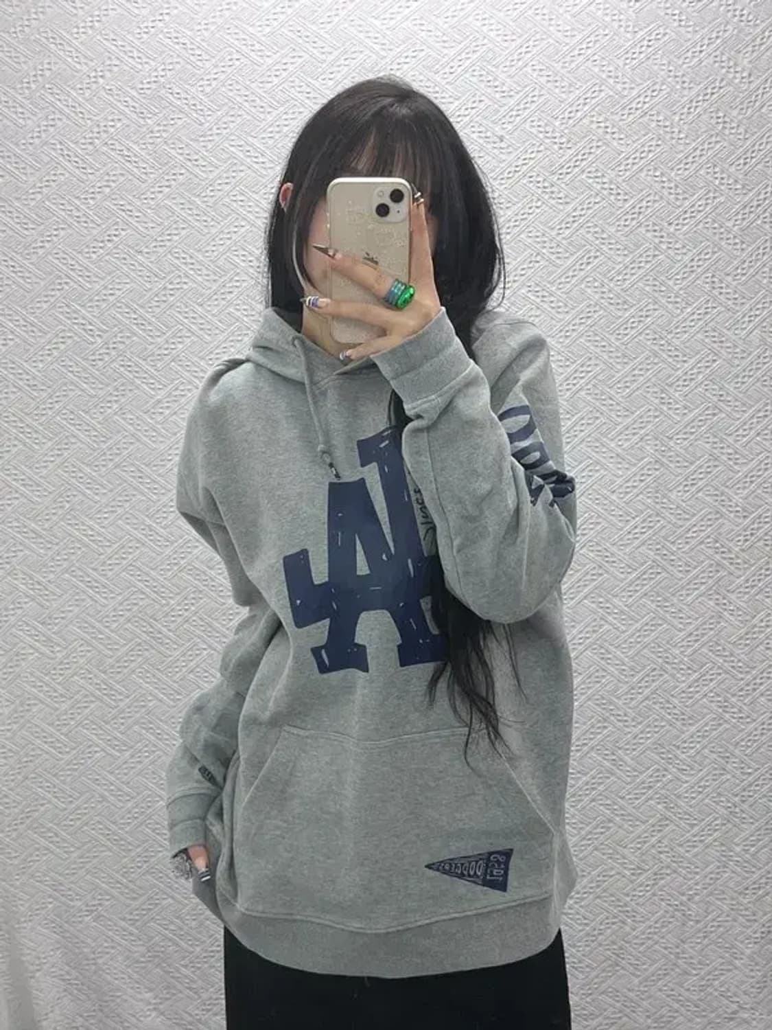 뉴에라 LA다저스 올드스쿨 빅로고 후드티 XL C07943 상품이미지2