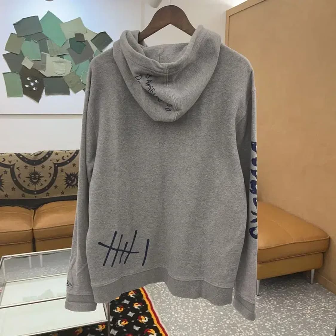 뉴에라 LA다저스 올드스쿨 빅로고 후드티 XL C07943 상품이미지4