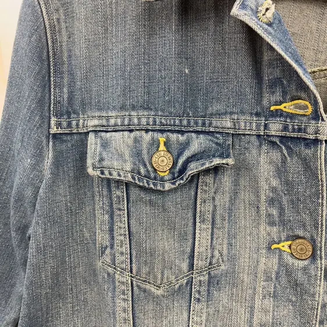 리바이스 올드스쿨 빈티지 워싱 데님 자켓 XL C07937 상품이미지10