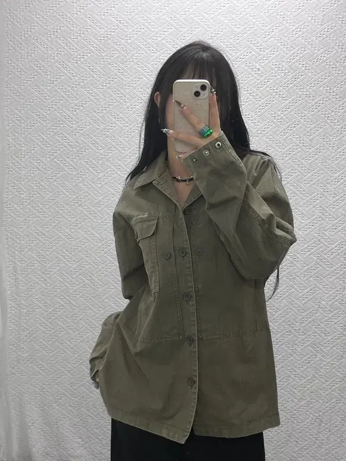 나이키 올드스쿨 빈티지 캐주얼 카라 워크 자켓 L C07941 상품이미지1