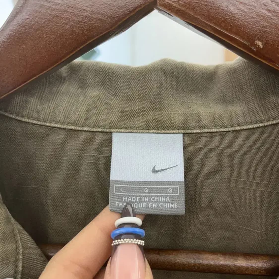 나이키 올드스쿨 빈티지 캐주얼 카라 워크 자켓 L C07941 상품이미지5