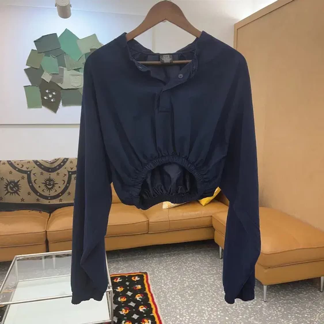 나이키 올드스쿨 키치 리폼 크롭 맨투맨 롱슬리브 L C07964 상품이미지3