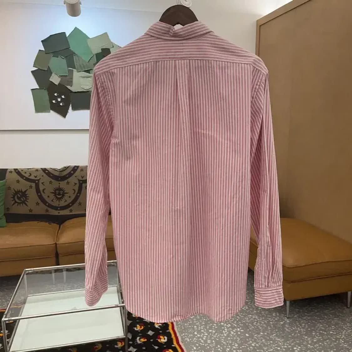 폴로 랄프로렌 레트로 키치 딸기우유 스트라이프 셔츠  L C07965 상품이미지4