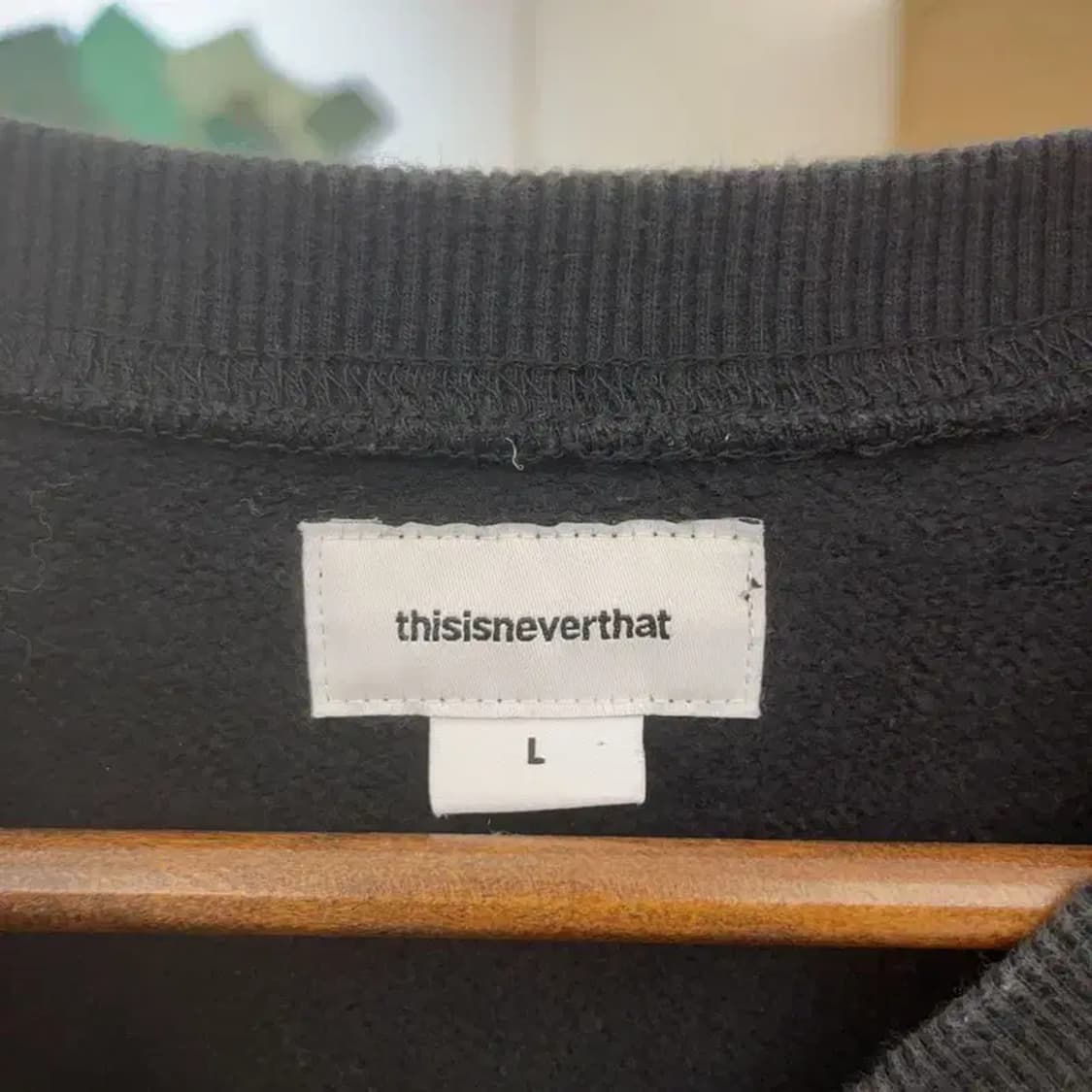 디스이즈네버댓 올드스쿨 유니크 키치 로고 기모 맨투맨 L C07971 상품이미지5