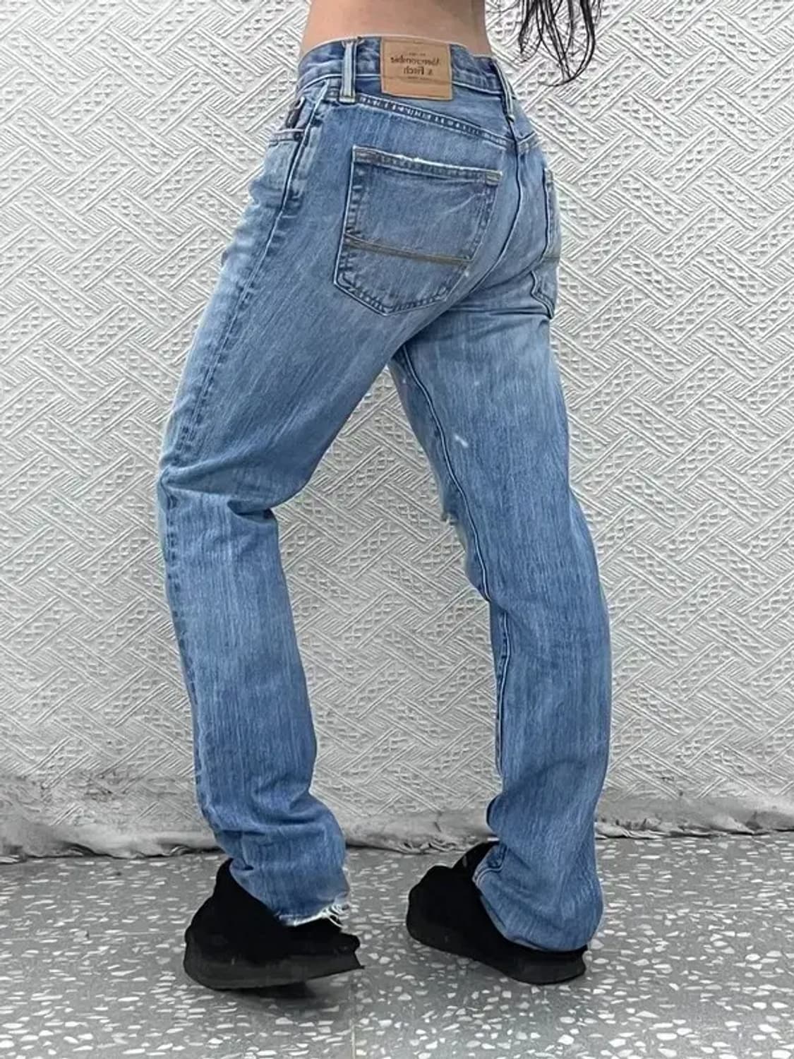 아베크롬비 빈티지 데미지 찢청 워싱 데님팬츠 30인치 C07979 상품이미지1