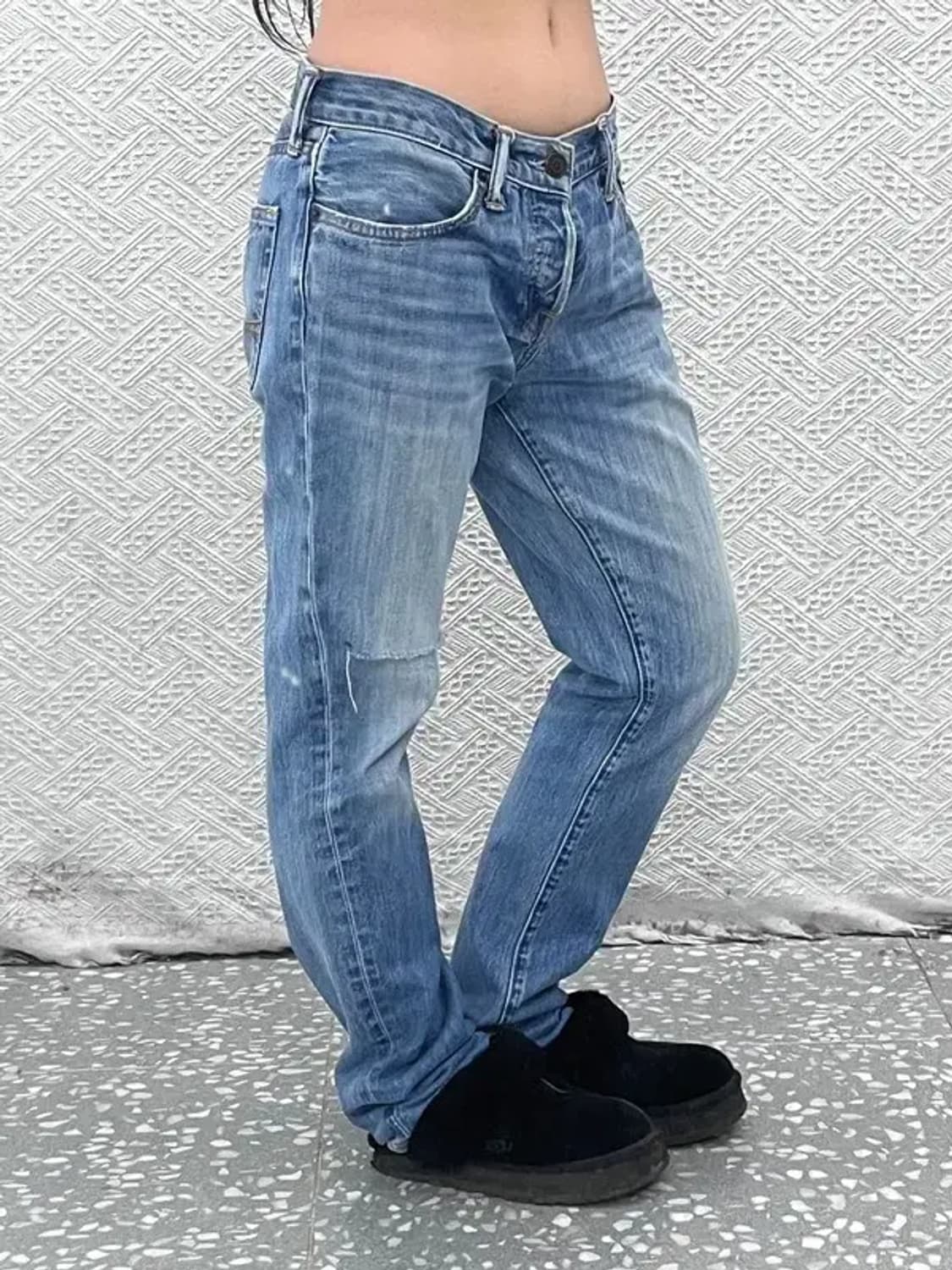 아베크롬비 빈티지 데미지 찢청 워싱 데님팬츠 30인치 C07979 상품이미지2