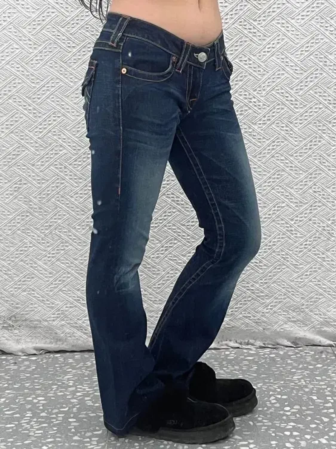 트루릴리젼 조이 스판 부츠컷 빈티지 워싱 데님팬츠 27인치 C07980 상품이미지2