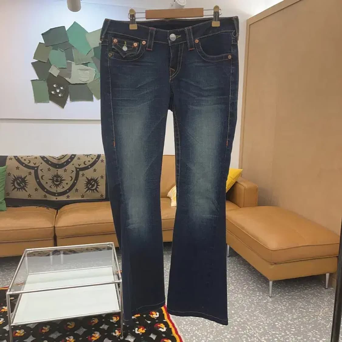 트루릴리젼 조이 스판 부츠컷 빈티지 워싱 데님팬츠 27인치 C07980 상품이미지3