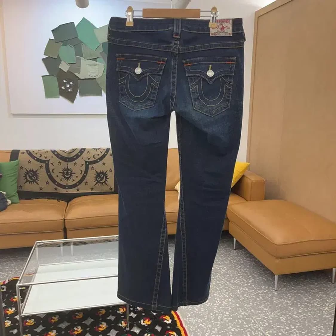 트루릴리젼 조이 스판 부츠컷 빈티지 워싱 데님팬츠 27인치 C07980 상품이미지4