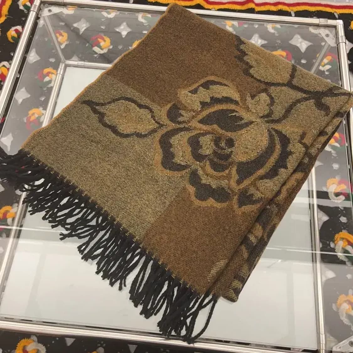 빈티지 보헤미안 히피 플라워패턴 목도리 머플러 C07992 상품이미지3