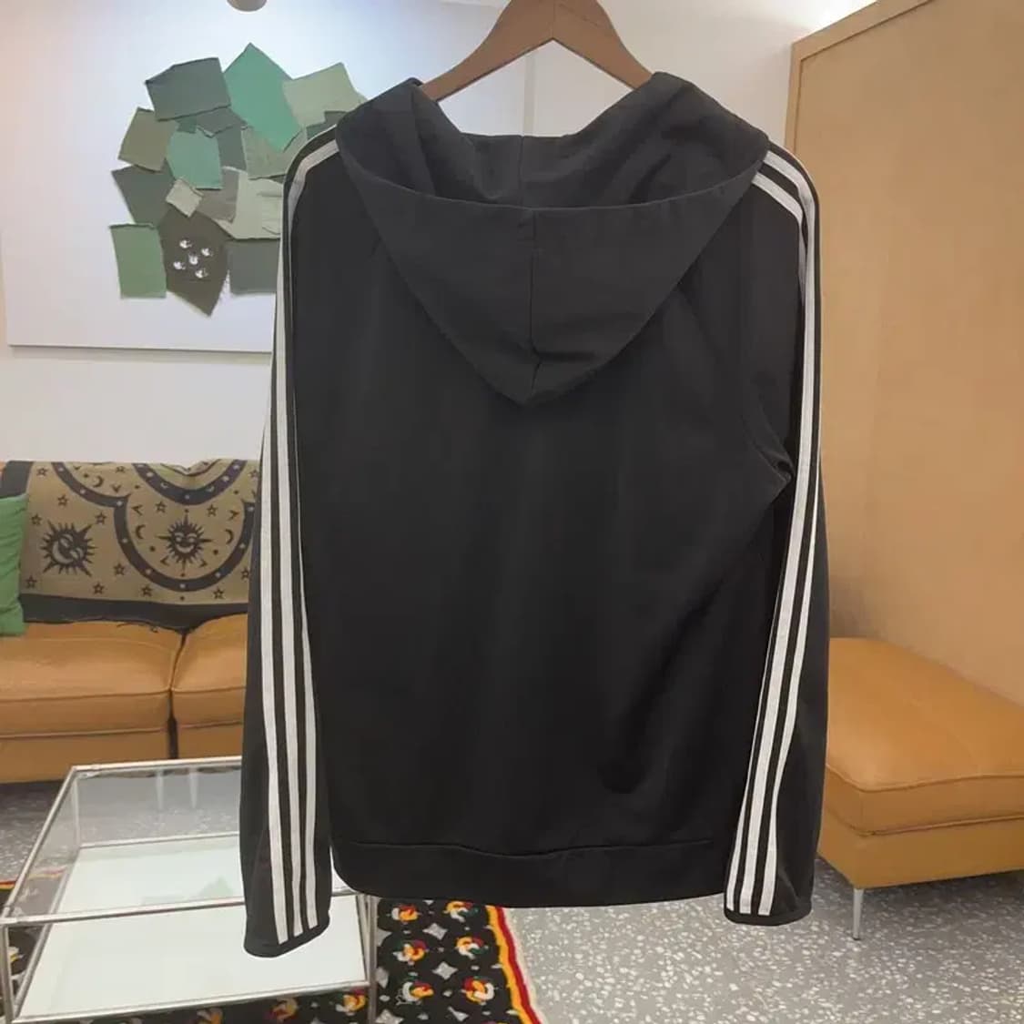 아디다스 올드스쿨 빈티지 후드 져지 집업 100 C07976 상품이미지4