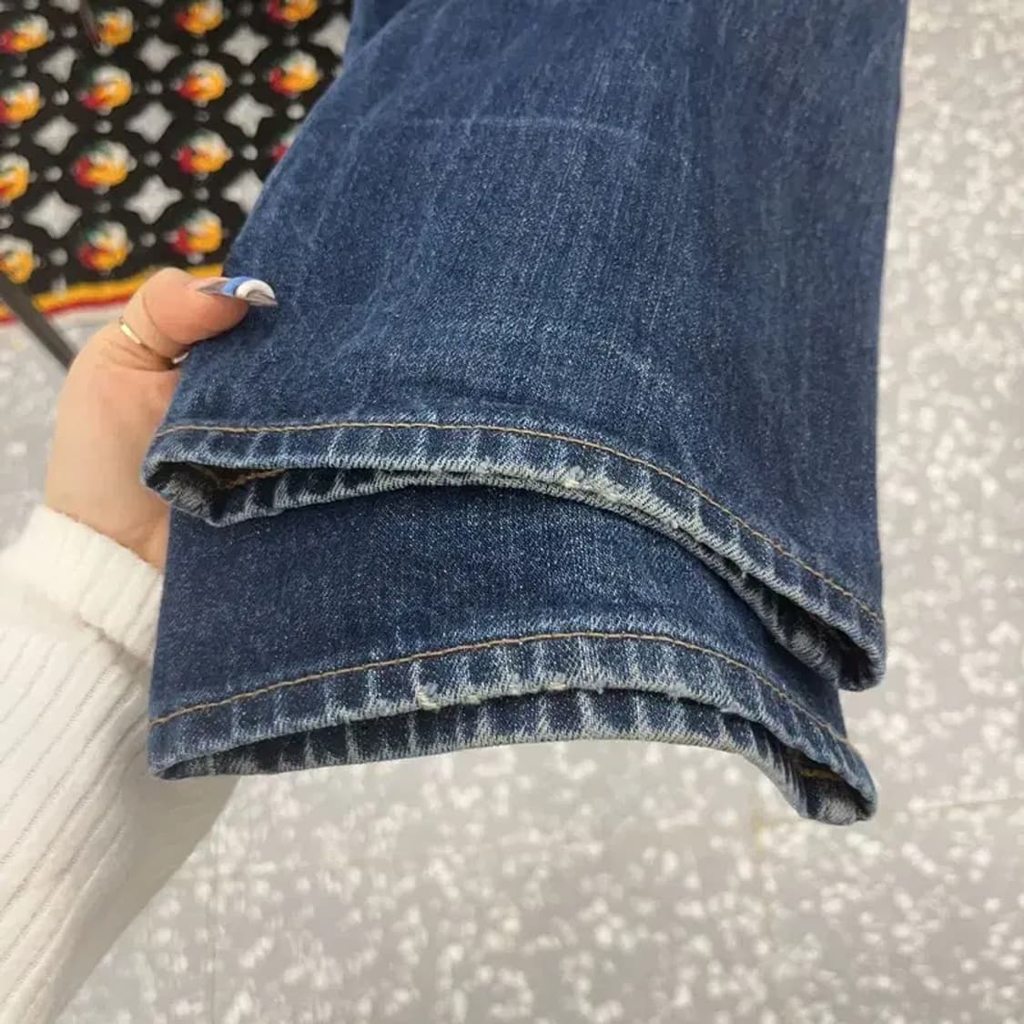 유니클로 U 르메르 모던 캐주얼 데님팬츠 32인치 C07981 상품이미지6