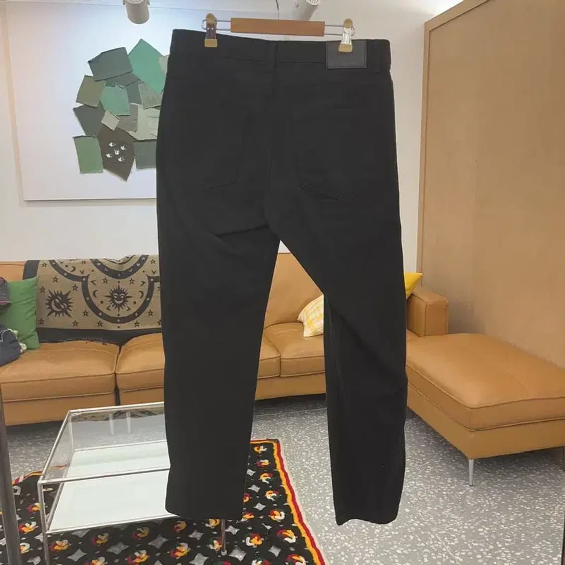 인스턴트데님 모던 락시크 블랙진 데님 흑청팬츠 30인치 C07985 상품이미지4