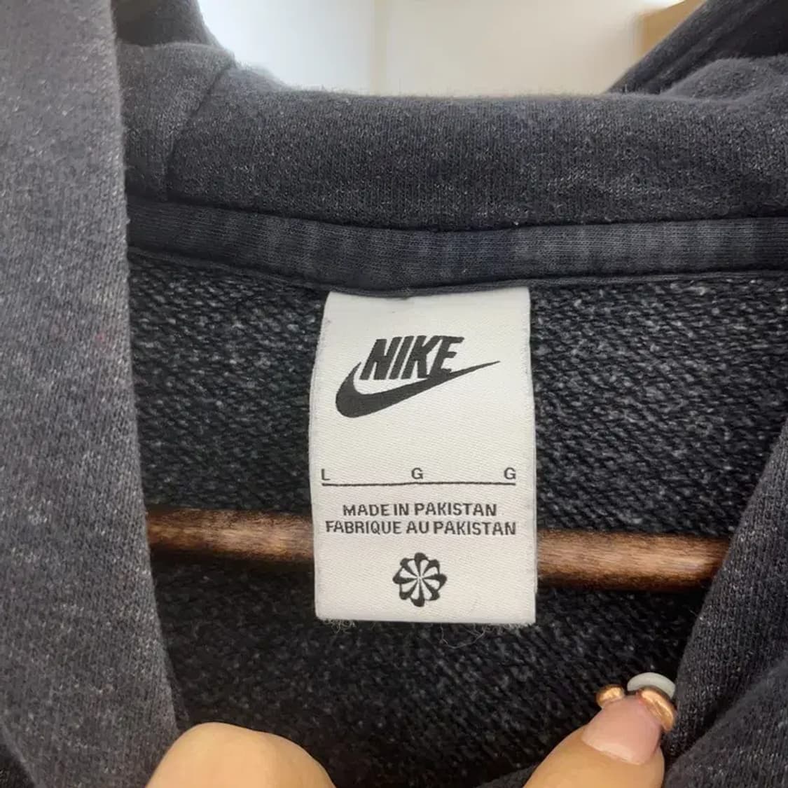 나이키 올드스쿨 빈티지 캐주얼 크롭 후드티 L C07969 상품이미지5