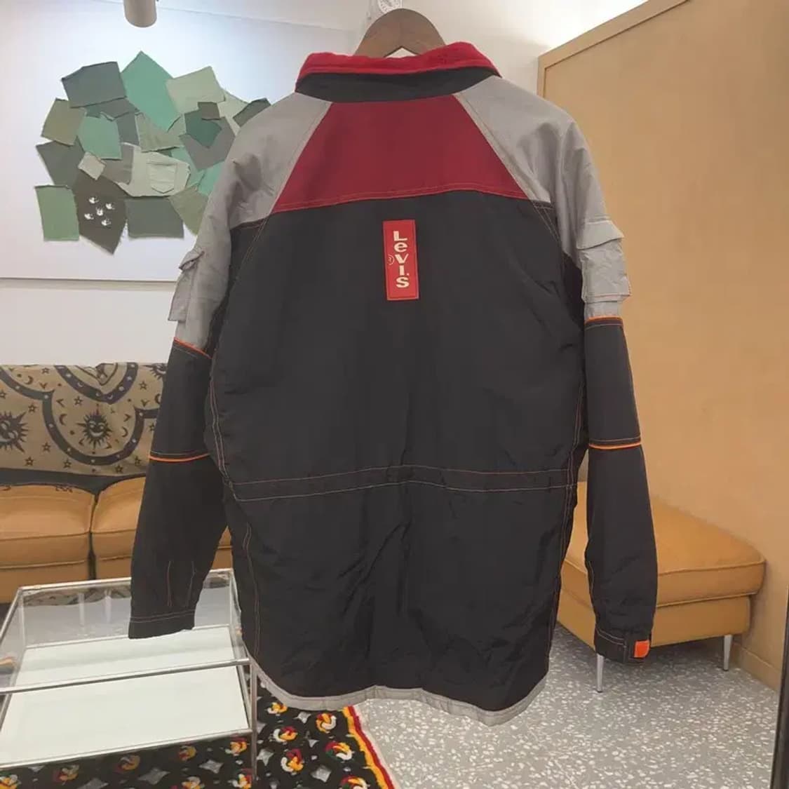 리바이스 레드탭 올드스쿨 빅로고 듀폰 써모라이트 자켓 M C07998 상품이미지4