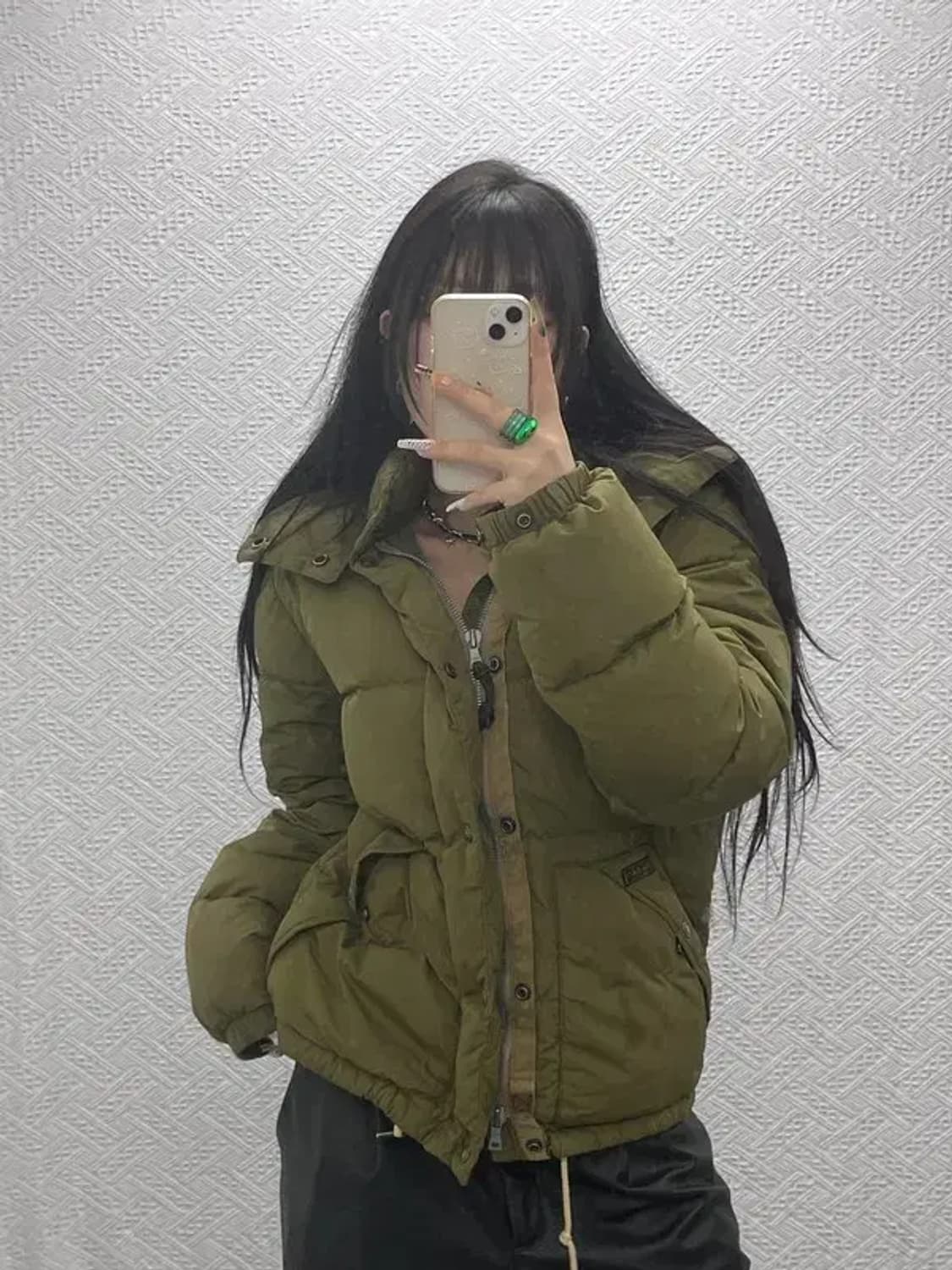 폴로 랄프로렌 올리브카키 오리털 푸퍼 패딩 S C07999 상품이미지1