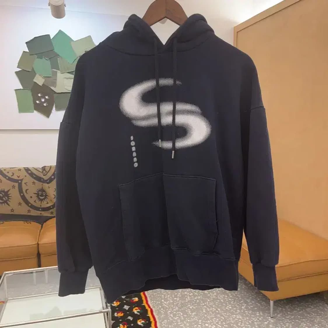 소라노 올드스쿨 스트릿 힙합 약기모 후드티 L C08003 상품이미지3