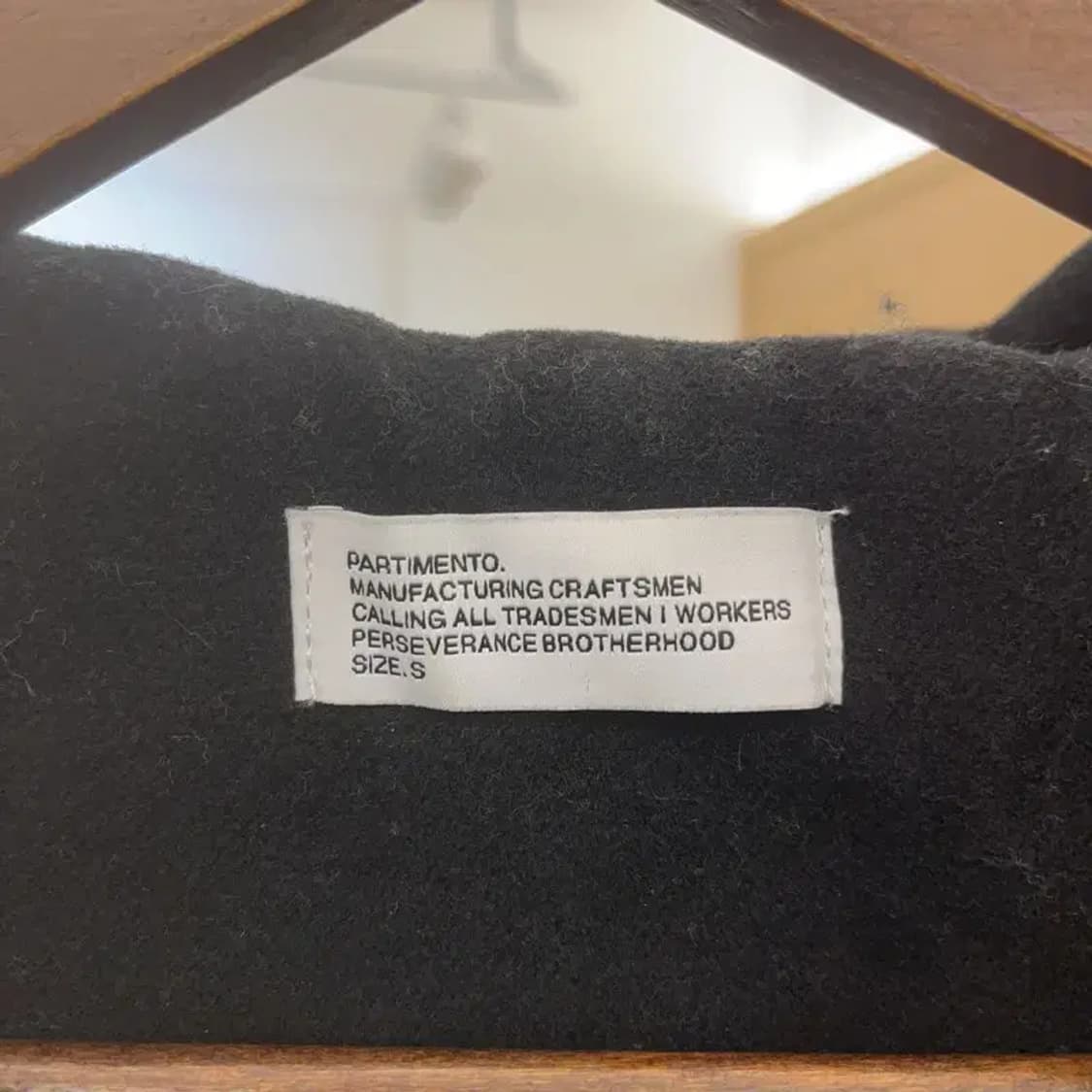 파르티멘토 빈티지 모던캐주얼 유니크 떡볶이 코트 S C08019 상품이미지5