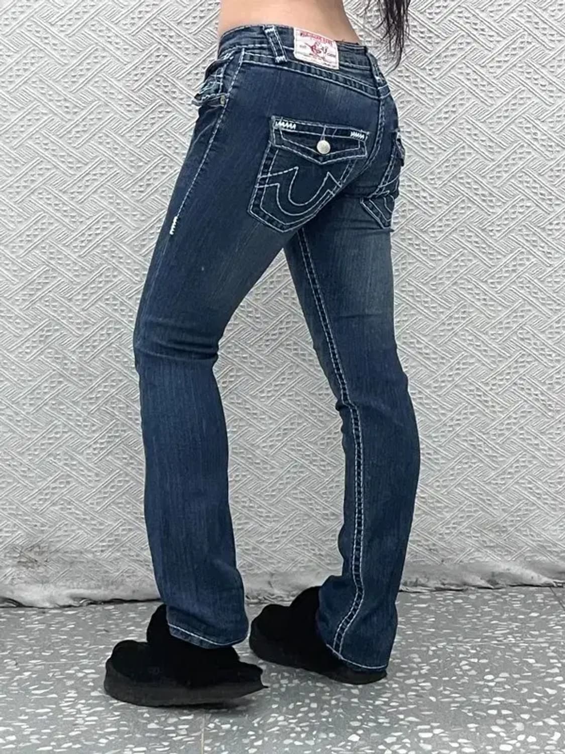 트루릴리전 조이 올드스쿨 레트로 스티치 데님팬츠 28인치 C08027 상품이미지1