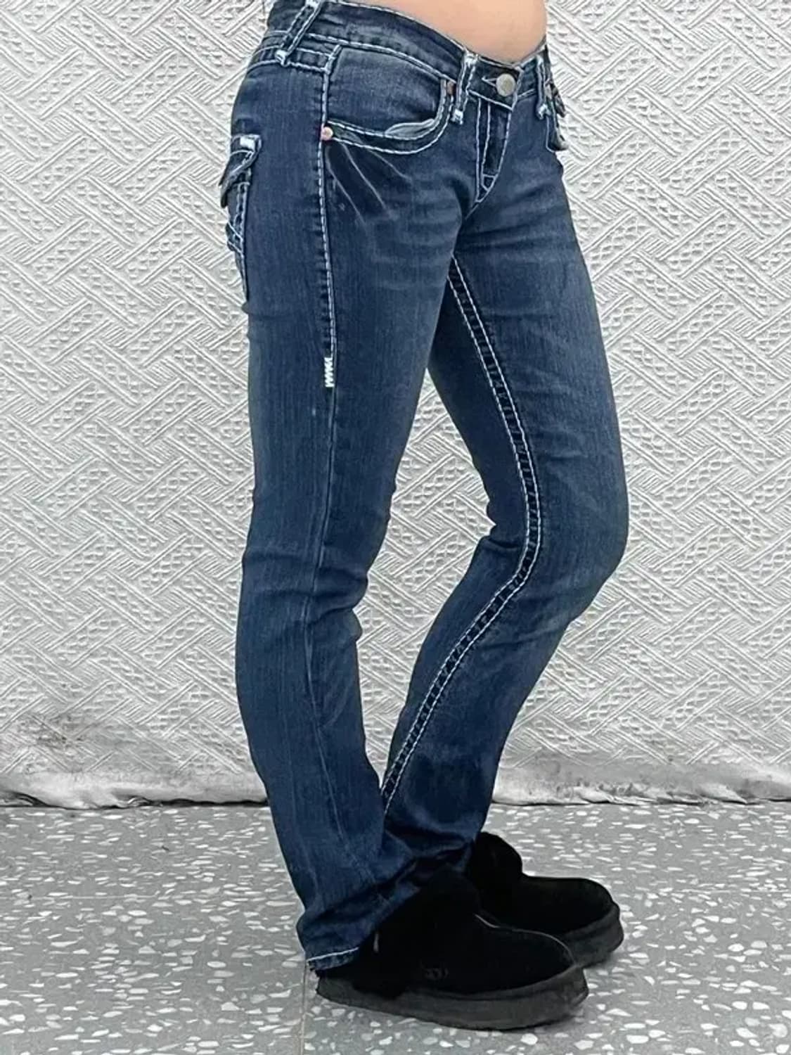 트루릴리전 조이 올드스쿨 레트로 스티치 데님팬츠 28인치 C08027 상품이미지2