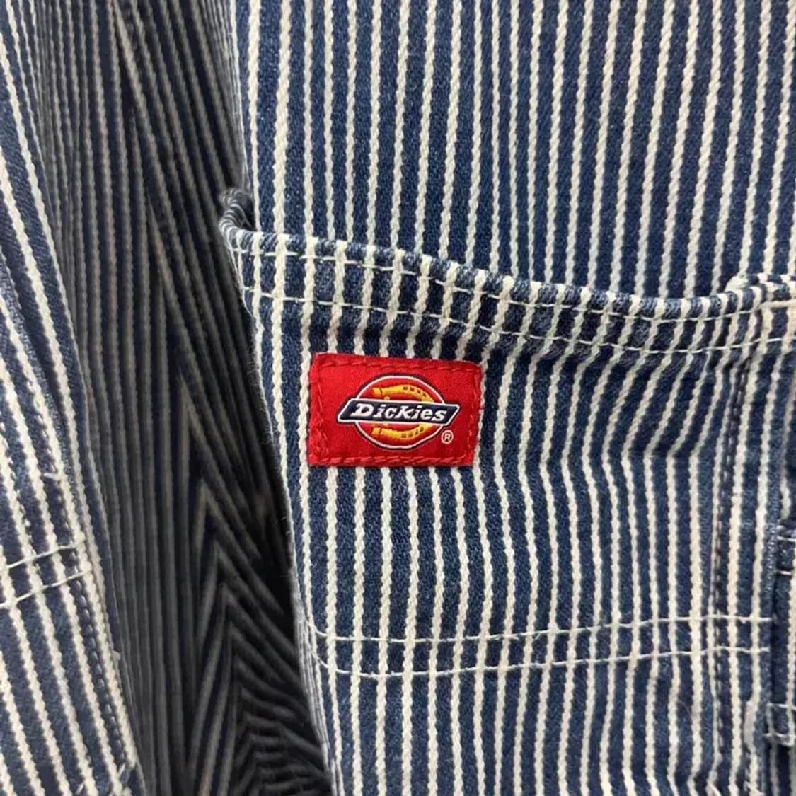 디키즈 빈티지 컨트리 스트라이프 멜빵 점프수트 S C08035 상품이미지6