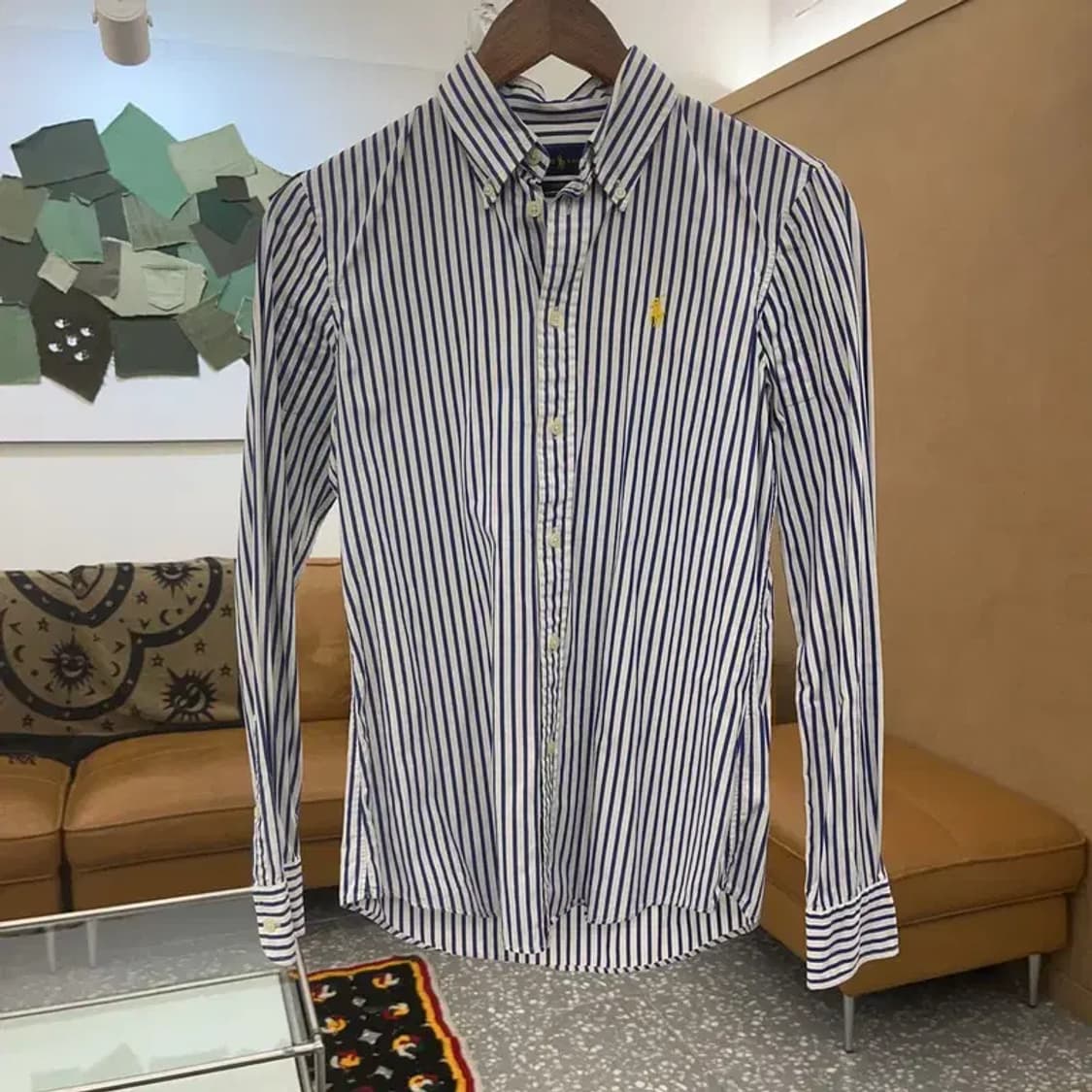 폴로 랄프로렌 캐주얼 빈티지 스트라이프 슬림핏 셔츠 90 C08025 상품이미지3