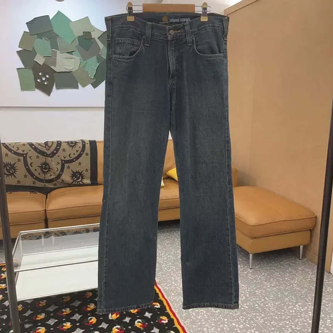 칼하트 빈티지 릴렉스 스트레이트핏 데님팬츠 30인치 C08030 상품이미지3