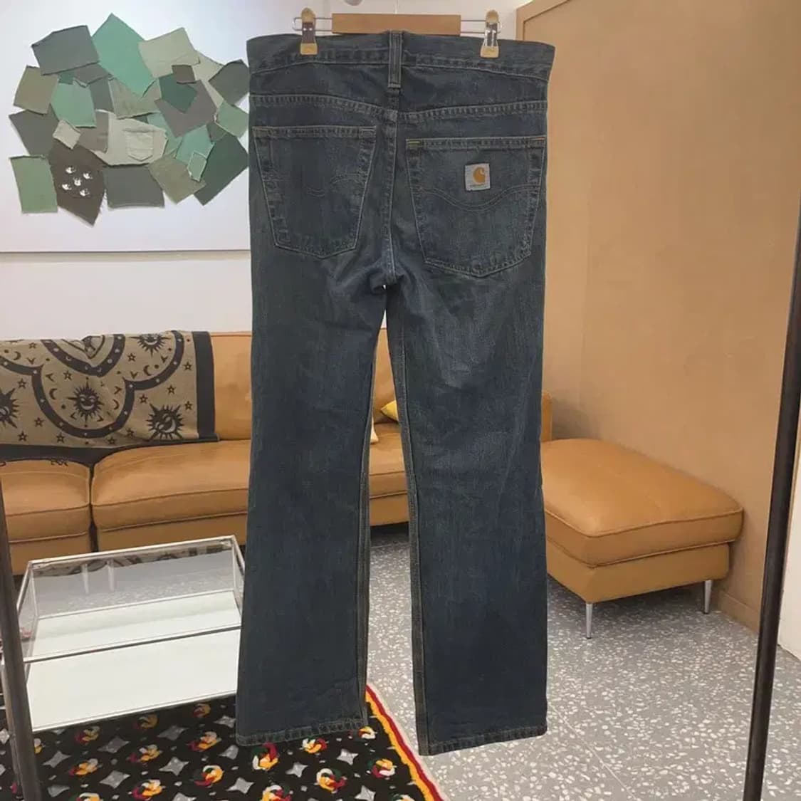 칼하트 빈티지 릴렉스 스트레이트핏 데님팬츠 30인치 C08030 상품이미지4