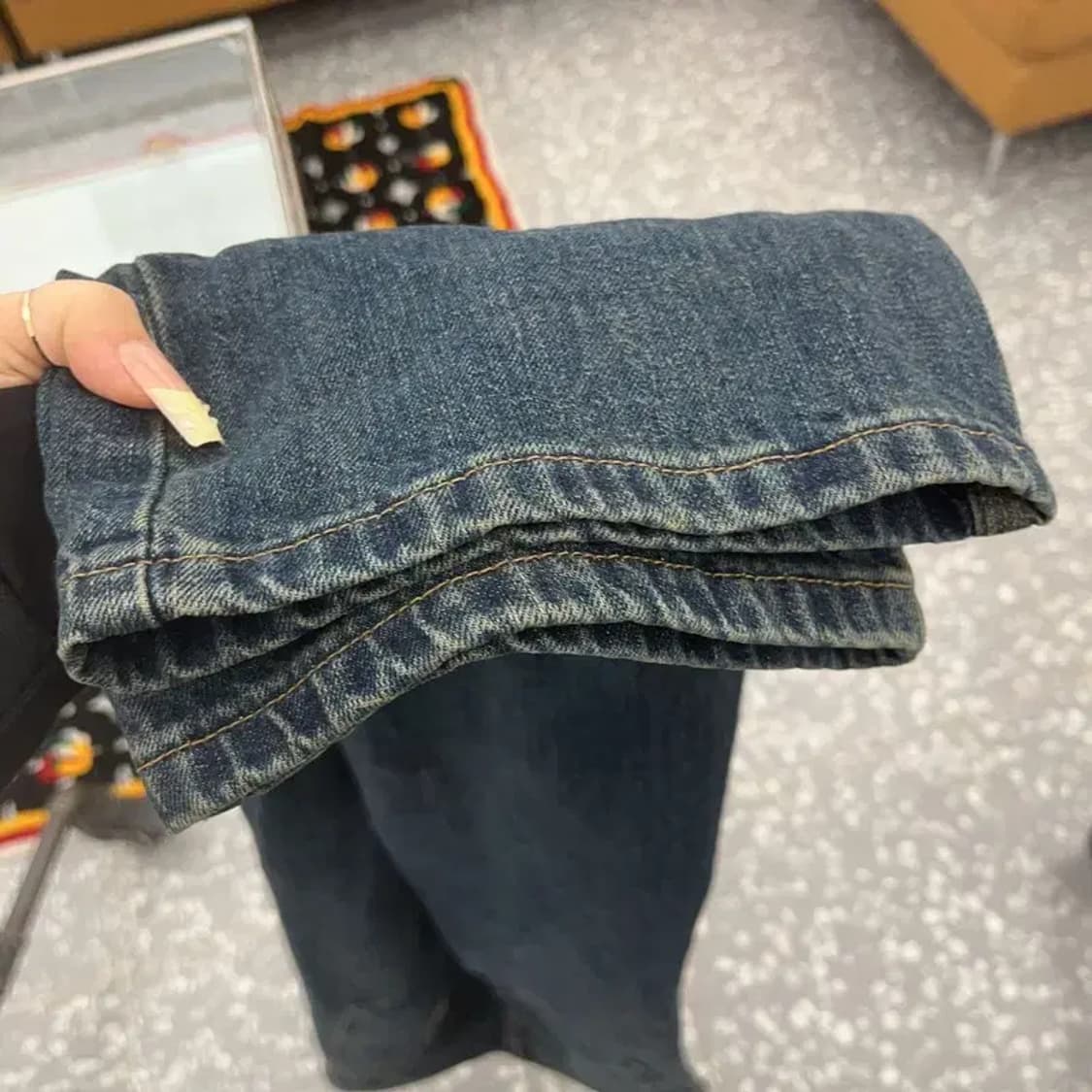 칼하트 빈티지 릴렉스 스트레이트핏 데님팬츠 30인치 C08030 상품이미지7