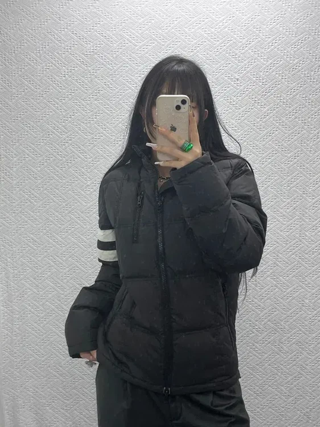 폴로 랄프로렌 럭비 올드스쿨 레트로 완장패치 패딩 S C08015 상품이미지1