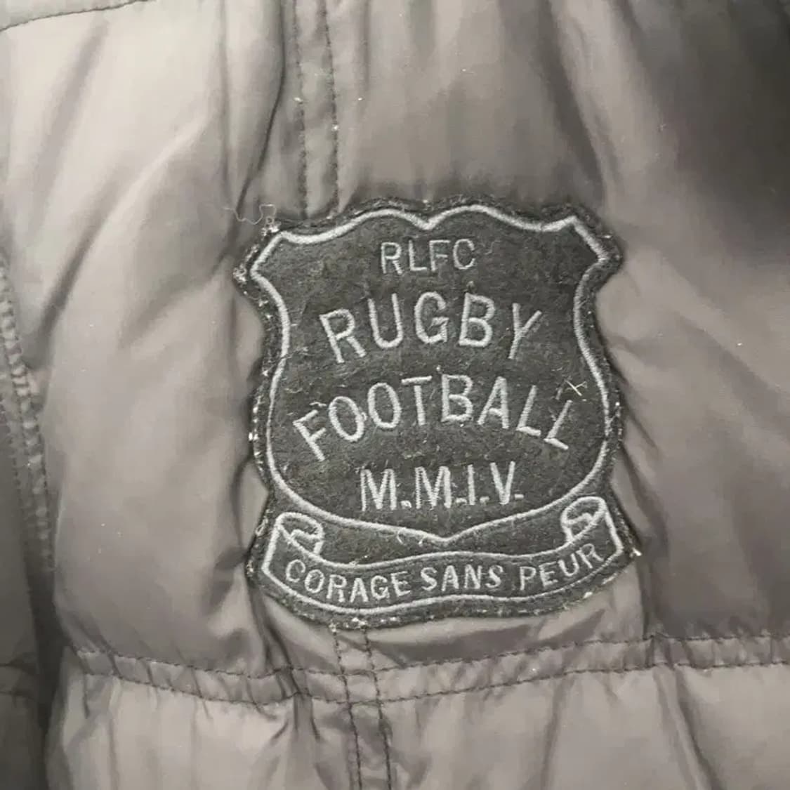 폴로 랄프로렌 럭비 올드스쿨 레트로 완장패치 패딩 S C08015 상품이미지7