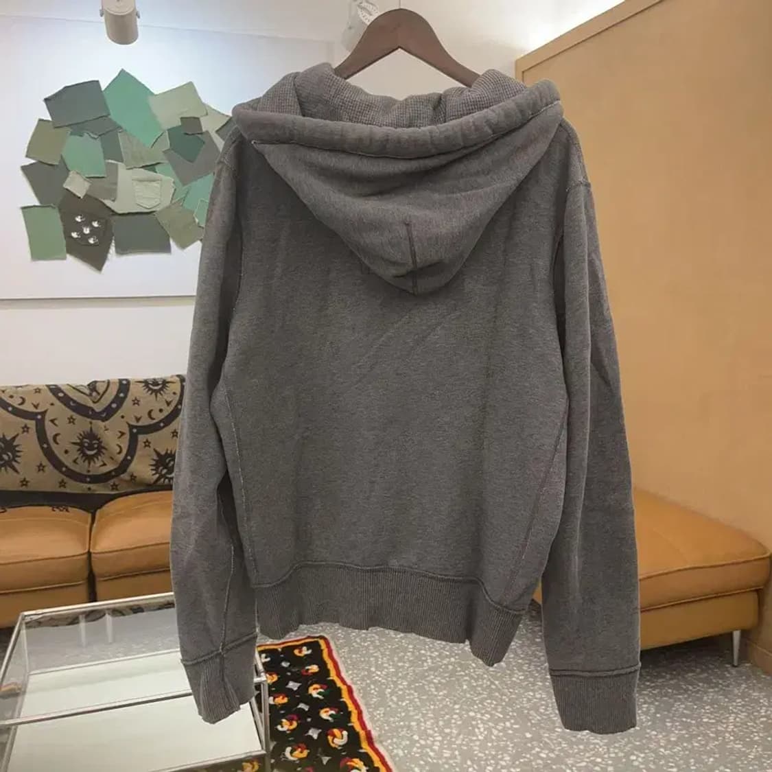 아베크롬비 빈티지 데미지 포인트 약기모 후드집업 XL C08012 상품이미지4